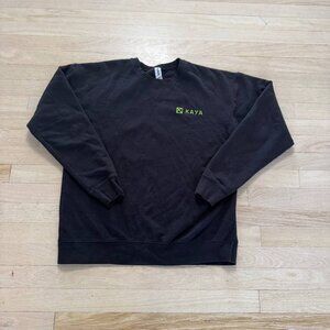 Black Kaya crewneck sweatshirt men’s size medium  #skater